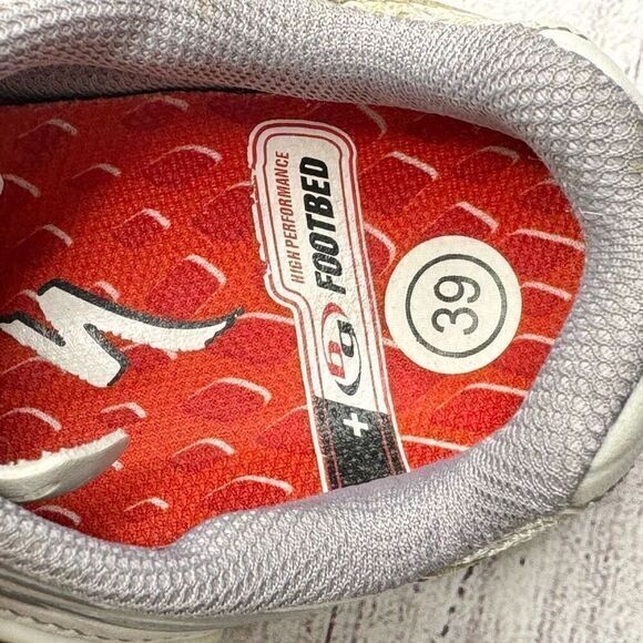 Specialized Pro Road Cycling Cleats White Blue women’s size 39‎ - Picture 5 of 6